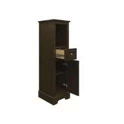 MagickWoods Libertyville 18"W X 18"D X 60"H Deep Mocha Linen Cabinet -Bath and Faucet shop 30265 lovrev mw 1800x1800