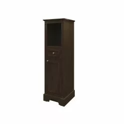 MagickWoods Libertyville 18"W X 18"D X 60"H Deep Mocha Linen Cabinet -Bath and Faucet shop 30265 qrvrev mw 1800x1800