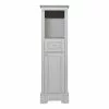 MagickWoods Libertyville 18"W X 18"D X 60"H Cloud Gray Linen Cabinet -Bath and Faucet shop 30277 mirev mw 1800x1800