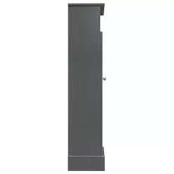 MagickWoods Windsor 13"W X 10"D X 47"H Graphite Gray Linen Cabinet -Bath and Faucet shop 30325 flvrev mw 1800x1800