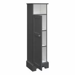MagickWoods Windsor 13"W X 10"D X 47"H Graphite Gray Linen Cabinet -Bath and Faucet shop 30325 lovrev mw 1800x1800