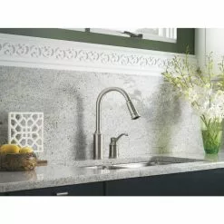 In Stock Hardwarestore Delivery Aberdeen Single-Handle Pull-Down Sprayer Kitchen Faucet With Reflex In Classic Stainless -Bath and Faucet shop 30fedd26b44c413703300a3ac94b5599 1800x1800