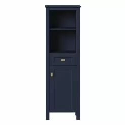 MagickWoods Montgomery 19"W X 18-1/2"D X 60"H Midnight Blue Linen Cabinet