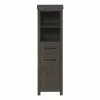 MagickWoods Allerton 19"W X 18-1/2"D X 60"H Smoked Gray Linen Cabinet