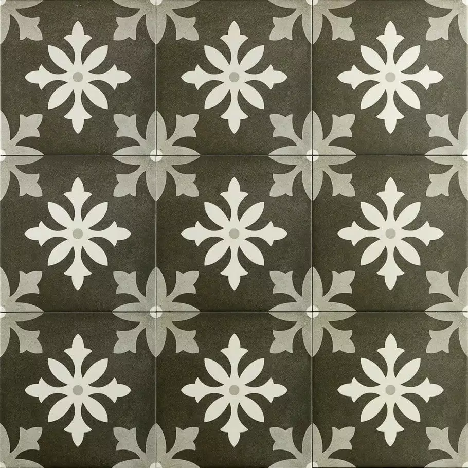 Bond Tile Picasso Nero 9x9 Glazed Porcelain Tile 3 Bond Tile Picasso Nero 9x9 Glazed Porcelain Tile