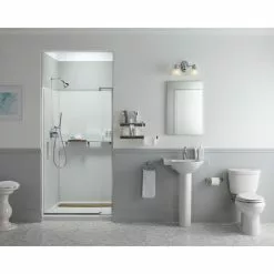 KOHLER Veer 24 In. Vitreous China Pedestal Sink Basin In White With Overflow Drain -Bath and Faucet shop 3320a48835aabd2d32c96b2536f8ef48 1800x1800