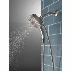 In Stock Hardwarestore Delivery In2ition Two-in-One 5-Spray 5.8 In. Dual Wall Mount Fixed And Handheld Shower Head In Stainless -Bath and Faucet shop 334de744721e200deca4b69737143d60 1800x1800
