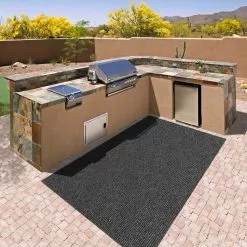 House Home & More Heavy-Duty Ribbed Indoor/Outdoor Carpet With Rubber Marine Backing - Charcoal Black 6' X 10' - Several Sizes Available - Carpet Flooring For Patio, Porch, Deck, Boat, Basement Or Garage 17 House Home & More Heavy-Duty Ribbed Indoor/Outdoor Carpet With Rubber Marine Backing - Charcoal Black 6' X 10' - Several Sizes Available - Carpet Flooring For Patio, Porch, Deck, Boat, Basement Or Garage -Bath and Faucet shop 339d74d4 e781 41d6 8291 7438be95fe64 1.35459d166ad0630e96a176d31d5716cb 1800x1800