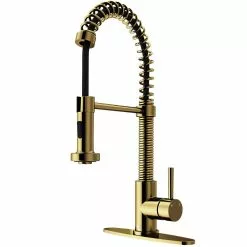 In Stock Hardwarestore Delivery Edison Single-Handle Pull-Down Sprayer Kitchen Faucet With Deck Plate In Matte Black -Bath and Faucet shop 34c5d5358db3b9edf913c73d6682cbcd 1800x1800