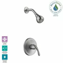 In Stock Hardwarestore Delivery Builders Single-Handle 1-Spray Pressure Balance Shower Faucet In Brushed Nickel (Valve Included) 23 In Stock Hardwarestore Delivery Builders Single-Handle 1-Spray Pressure Balance Shower Faucet In Brushed Nickel (Valve Included) -Bath and Faucet shop 35f5db9c530953fbc180f7ff6736504e 1800x1800