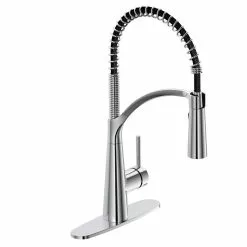 In Stock Hardwarestore Delivery Brenner Commercial Style Single-Handle Pull-Down Sprayer Kitchen Faucet In Oil Rubbed Bronze Finish -Bath and Faucet shop 36ec6dd13188deeb0495457bd9e2b8b3 1800x1800