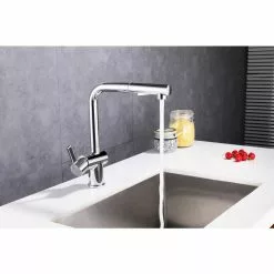 In Stock Hardwarestore Delivery Single-Handle Pull Out Sprayer Kitchen Faucet In Polished Chrome -Bath and Faucet shop 3774df7f2f3368654fc86beb6c3634e7 1800x1800
