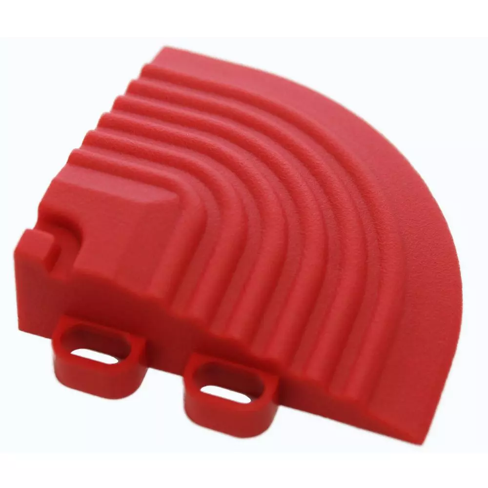 Swisstrax 2.5 In. X 2.5 In. Artic White Corner Edging For 15.75 In. Swisstrax Modular Tile Flooring (2-Pack) 11 Swisstrax 2.5 In. X 2.5 In. Artic White Corner Edging For 15.75 In. Swisstrax Modular Tile Flooring (2-Pack) - Image 9