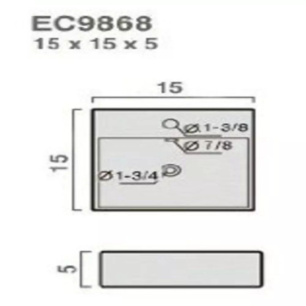 Elanti Wall-Mounted Square Bathroom Sink In White 13 Elanti Wall-Mounted Square Bathroom Sink In White - Image 11