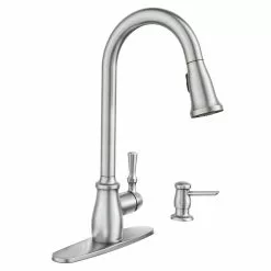 In Stock Hardwarestore Delivery Fieldstone Single-Handle Pull-Down Sprayer Kitchen Faucet With Reflex And Power Clean In Spot Resist Stainless