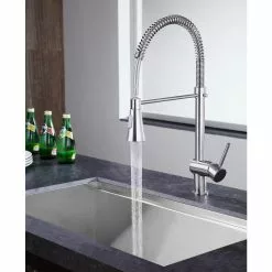 In Stock Hardwarestore Delivery Carriage Single Handle Standard Kitchen Faucet In Brushed Nickel 25 In Stock Hardwarestore Delivery Carriage Single Handle Standard Kitchen Faucet In Brushed Nickel -Bath and Faucet shop 3a2616e824c7718e385cf4d6a120c1f0 1800x1800