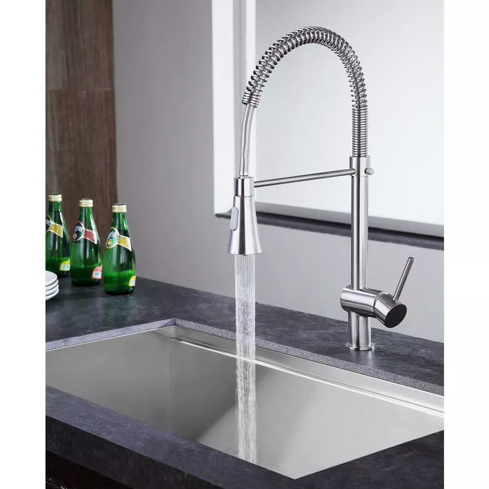 In Stock Hardwarestore Delivery Carriage Single Handle Standard Kitchen Faucet In Brushed Nickel 12 In Stock Hardwarestore Delivery Carriage Single Handle Standard Kitchen Faucet In Brushed Nickel - Image 10