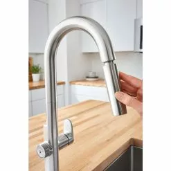 In Stock Hardwarestore Delivery Beale MeasureFill Touch Single-Handle Pull-Down Sprayer Kitchen Faucet In Stainless Steel -Bath and Faucet shop 3addce7dccd49f55d052117bd67675e5 1800x1800