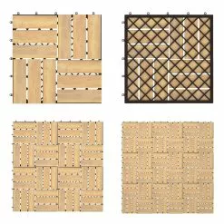 Giantex 40-Piece Acacia Wood Deck Tiles Patio Interlocking Floor Tiles -Bath and Faucet shop 3d2265ae 70b4 459c 8b1e ab43dfeab965.935b11c11ca96b8b2a1dd3ec8286f52f 1800x1800