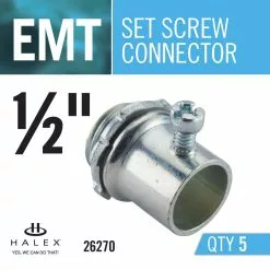 In Stock Hardwarestore Delivery 1/2 In. Electrical Metallic Tube (EMT) Set-Screw Connectors (5-Pack) 9 In Stock Hardwarestore Delivery 1/2 In. Electrical Metallic Tube (EMT) Set-Screw Connectors (5-Pack) -Bath and Faucet shop 3d3e3ec86024fb021d8dcadd5d83943f 1800x1800
