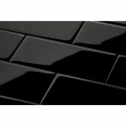 Giorbello Black 3 In. X 6 In. X 8 Mm Glass Subway Tile (5.5 Sq. Ft./case) -Bath and Faucet shop 3d97ddea2b9f933b83c32aae86980952 cf47fc3d aed2 41bf a35a 3898cbc0b674 1800x1800