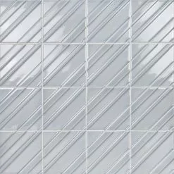Bond Tile Divine Argyle Arctic Blue 6 In. X 6 In. Ceramic Wall Tile (20 Pieces 4.97 Sq. Ft. / Case)