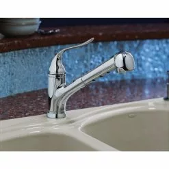 In Stock Hardwarestore Delivery Coralais Single-Handle Pull-Out Sprayer Kitchen Faucet With MasterClean Sprayface In Polished Chrome -Bath and Faucet shop 3ed4cec5de2f9e84f1de67fce27ad73c 1800x1800