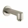Hansgrohe Brushed Nickel Bathtub Spout -Bath and Faucet shop 4011097552231xl 1800x1800