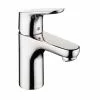 Hansgrohe Focus Chrome 1-handle Single Hole Bathroom Sink Faucet With Drain