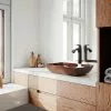 VIGO 18 Rectangular Russet Glass Vessel Bathroom Sink Set With Linus Vessel Faucet In Antique Rubbed Bronze 2 VIGO 18 Rectangular Russet Glass Vessel Bathroom Sink Set With Linus Vessel Faucet In Antique Rubbed Bronze -Bath and Faucet shop 40eae3aaa90f0a765782444db1543a56 1800x1800