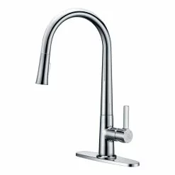 In Stock Hardwarestore Delivery Orbital Single-Handle Pull-Down Sprayer Kitchen Faucet In Polished Chrome -Bath and Faucet shop 4172e335195b6905f47637febc4ee4cc 1800x1800