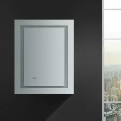 In Stock Hardwarestore Delivery Spazio 24 In. W X 30 In. H Recessed Or Surface Mount Medicine Cabinet With LED Lighting, Mirror Defogger And Right Hinge -Bath and Faucet shop 41a3c14216053c24b2a70f55a73cb7ba 1800x1800