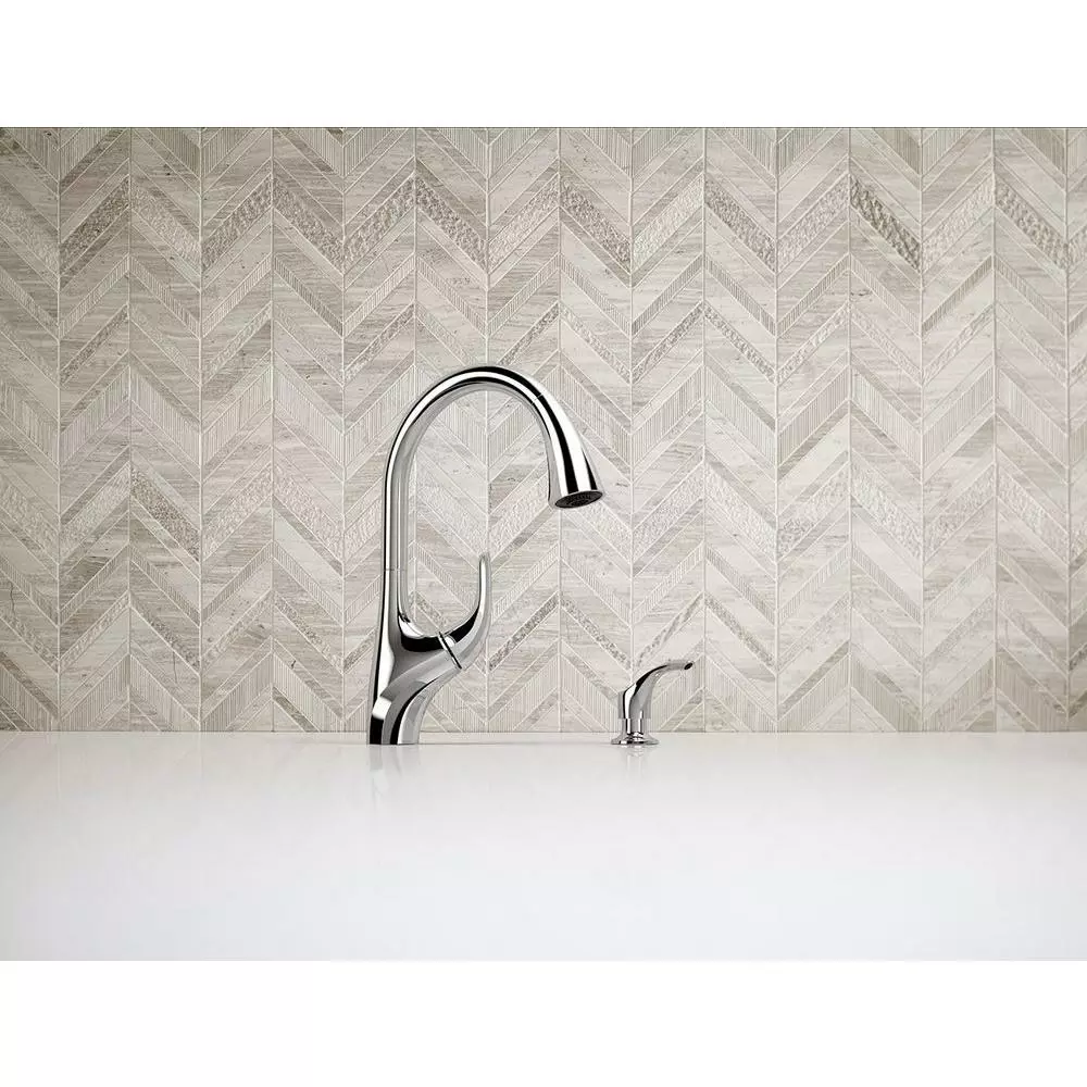 In Stock Hardwarestore Delivery Trielle Single-Handle Pull-Down Sprayer Kitchen Faucet In Chrome 7 In Stock Hardwarestore Delivery Trielle Single-Handle Pull-Down Sprayer Kitchen Faucet In Chrome - Image 5