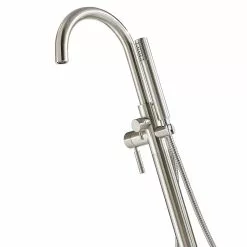 In Stock Hardwarestore Delivery Athena Single-Handle Floor-Mounted Roman Tub Faucet With Hand Shower In Brushed Nickel 20 In Stock Hardwarestore Delivery Athena Single-Handle Floor-Mounted Roman Tub Faucet With Hand Shower In Brushed Nickel -Bath and Faucet shop 43155979708202c8b43ad11f9eb70852 1800x1800