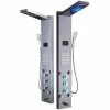 In Stock Hardwarestore Delivery 53 In. 10-Jet Shower Panel System In Brushed Nickel With LED Rainfall Waterfall Shower Head Handshower And Tub Spout -Bath and Faucet shop 439761937df2077a590997f8811d11ac 1800x1800