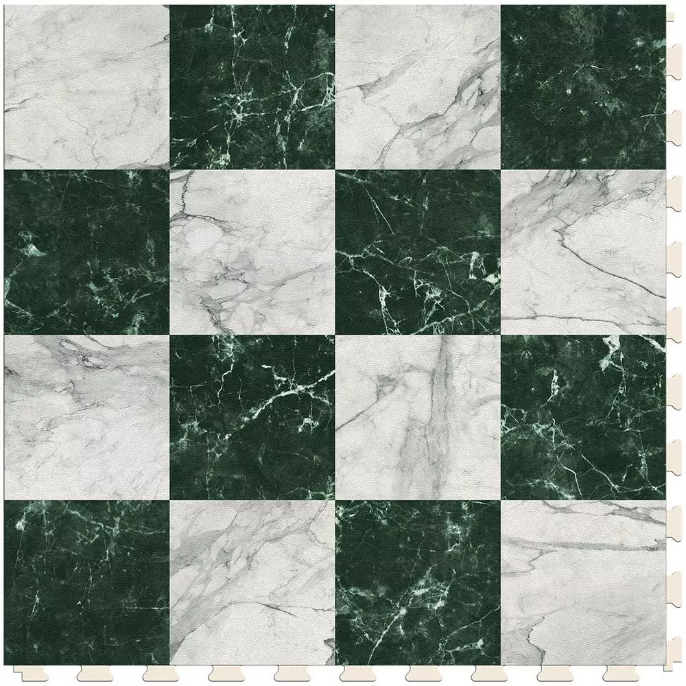 Perfection Floor Tile SodaPop Shoppe Green Marble (16) 20-in X 20-in Water Resistant Interlocking Luxury Flooring (16.7-sq Ft) 3 Perfection Floor Tile SodaPop Shoppe Green Marble (16) 20-in X 20-in Water Resistant Interlocking Luxury Flooring (16.7-sq Ft)