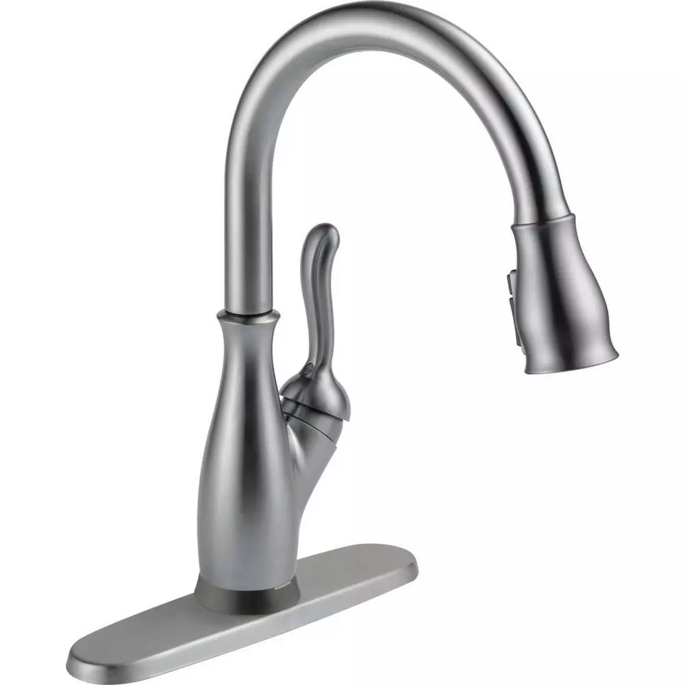 In Stock Hardwarestore Delivery Leland Single-Handle Pull-Down Sprayer Kitchen Faucet W/ShieldSpray And MagnaTite Docking In Arctic Stainless 26 In Stock Hardwarestore Delivery Leland Single-Handle Pull-Down Sprayer Kitchen Faucet W/ShieldSpray And MagnaTite Docking In Arctic Stainless - Image 24