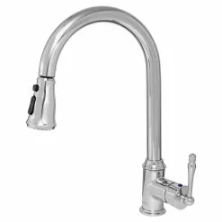In Stock Hardwarestore Delivery Easy-Install Single-Handle Pull-Down Sprayer Kitchen Faucet With Flexible Hose In Matte Black -Bath and Faucet shop 44d9b9476fda1ea10a549809b79857ff 1800x1800