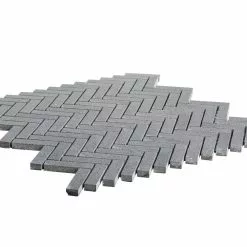 Jeffrey Court Basalt Herringbone Gray 11 In. X 10 In. X 8 Mm Honed Basalt Mosaic Wall/Floor Tile -Bath and Faucet shop 44dad49c04716861e288268544a1deb4 1800x1800