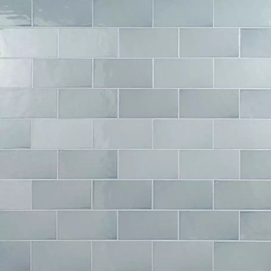 Bond Tile Thames Blue 5 In. X 10 In. Glazed Ceramic Wall Tile (28 Pieces 10.76 Sq. Ft. / Box) 3 Bond Tile Thames Blue 5 In. X 10 In. Glazed Ceramic Wall Tile (28 Pieces 10.76 Sq. Ft. / Box)