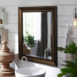 In Stock Hardwarestore Delivery 29 In. X 35 In. Beaded Mirror In Bronze -Bath and Faucet shop 46c68527b3507e586e76e79d2b166c69 1800x1800