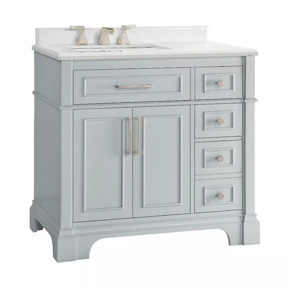 In Stock Hardwarestore Delivery Melpark 48 In. W X 22 In. D Bath Vanity In White With Cultured Marble Vanity Top In White With White Sink 13 In Stock Hardwarestore Delivery Melpark 48 In. W X 22 In. D Bath Vanity In White With Cultured Marble Vanity Top In White With White Sink - Image 11