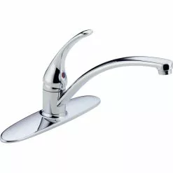 In Stock Hardwarestore Delivery Foundations Single-Handle Standard Kitchen Faucet In Chrome