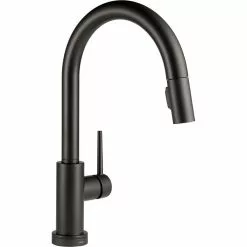 In Stock Hardwarestore Delivery Trinsic Single-Handle Pull-Down Sprayer Kitchen Faucet With MagnaTite Docking In Matte Black -Bath and Faucet shop 476970fe6b472e842a967b2d8ca6543f 6399767f c7f9 460d bb2f 3bda191ac48d 1800x1800