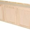 Quality One™ 54" X 24" Unfinished Oak Laundry Wall Cabinet