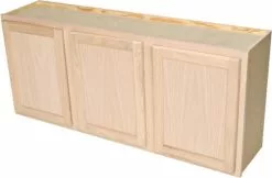 Quality One™ 54" X 24" Unfinished Oak Laundry Wall Cabinet