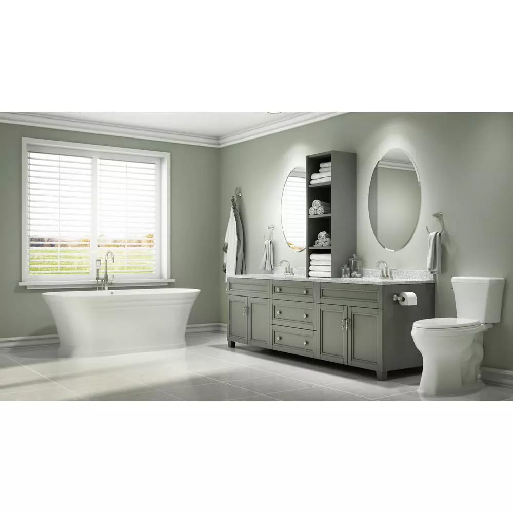 In Stock Hardwarestore Delivery 21 In. X 31 In. Recessed Or Surface Mount Single Door Oval Medicine Cabinet 8 In Stock Hardwarestore Delivery 21 In. X 31 In. Recessed Or Surface Mount Single Door Oval Medicine Cabinet - Image 6