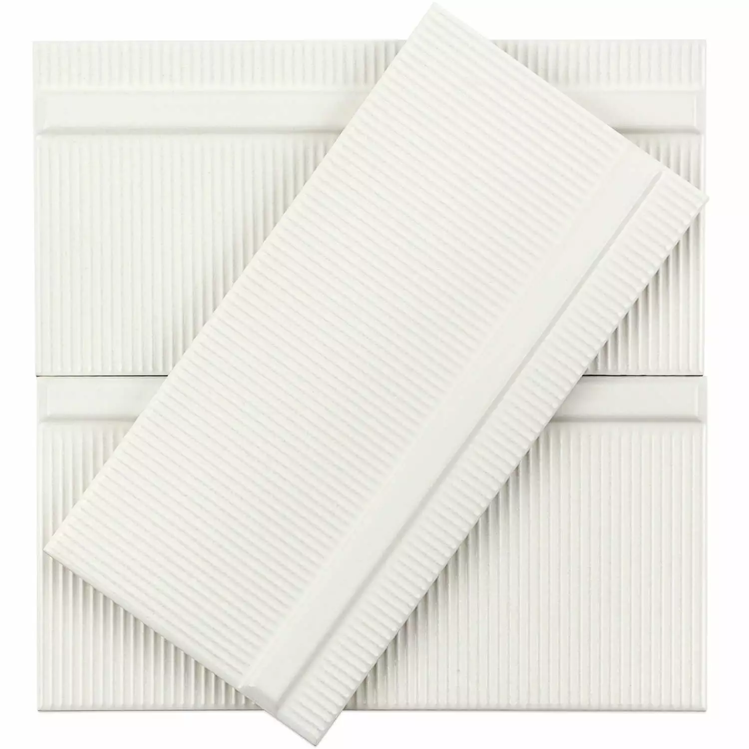 Bond Tile Index Reverb Hueso 4 In. X 8 In. Polished Ceramic Wall Tile (50 Pieces 10.76 Sq. Ft. / Case) 6 Bond Tile Index Reverb Hueso 4 In. X 8 In. Polished Ceramic Wall Tile (50 Pieces 10.76 Sq. Ft. / Case) - Image 4