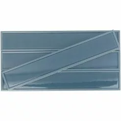 Bond Tile Sheffield Frame Blue 4 In. X 24 In. Polished Ceramic Wall Tile (8 Pieces 5.16 Sq. Ft. / Box) -Bath and Faucet shop 47de2565 bc98 4af9 9967 71aa6831bfc6.9ea3c636dbf30a6728cc4e2d32e63d69 1800x1800