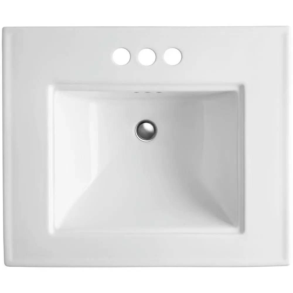 KOHLER Memoirs Stately Ceramic Pedestal Bathroom Sink Combo In White With Overflow Drain 4 KOHLER Memoirs Stately Ceramic Pedestal Bathroom Sink Combo In White With Overflow Drain - Image 2